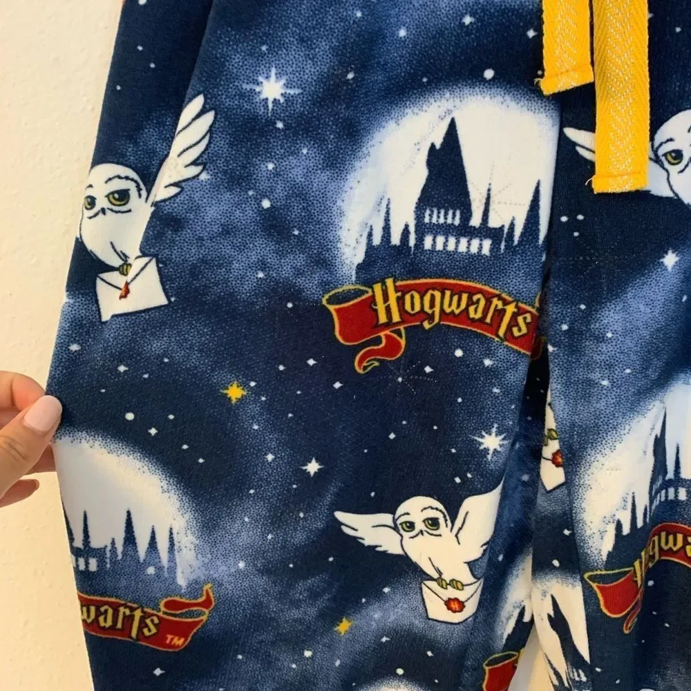 Warner Bros. Hogwarts Pajama Pants - Blue and Yellow
